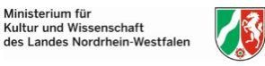 Logo Ministerium Kultur und Wissenschaft des Landes Nordrhein-Westfallen