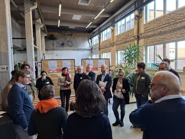 Austausch und Gespräch in einer Gruppe